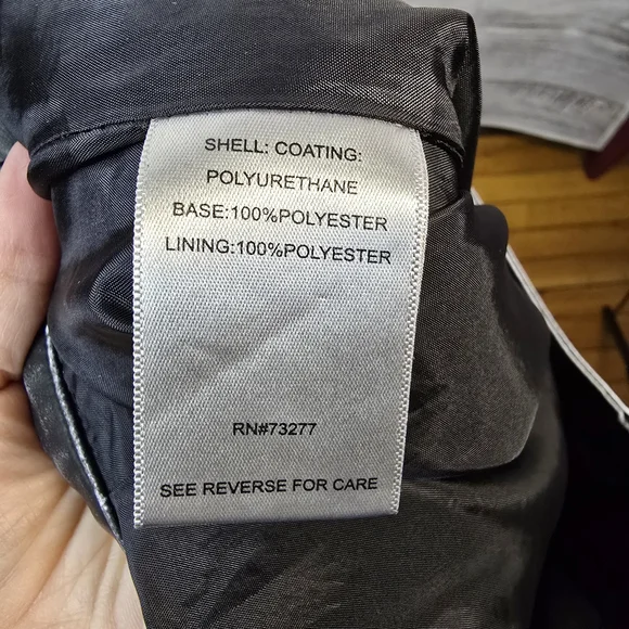 NWT SO Vintage Black Style Faux Leather Zip Front Mini Skirt Size 13 Juniors - Picture 4 of 5